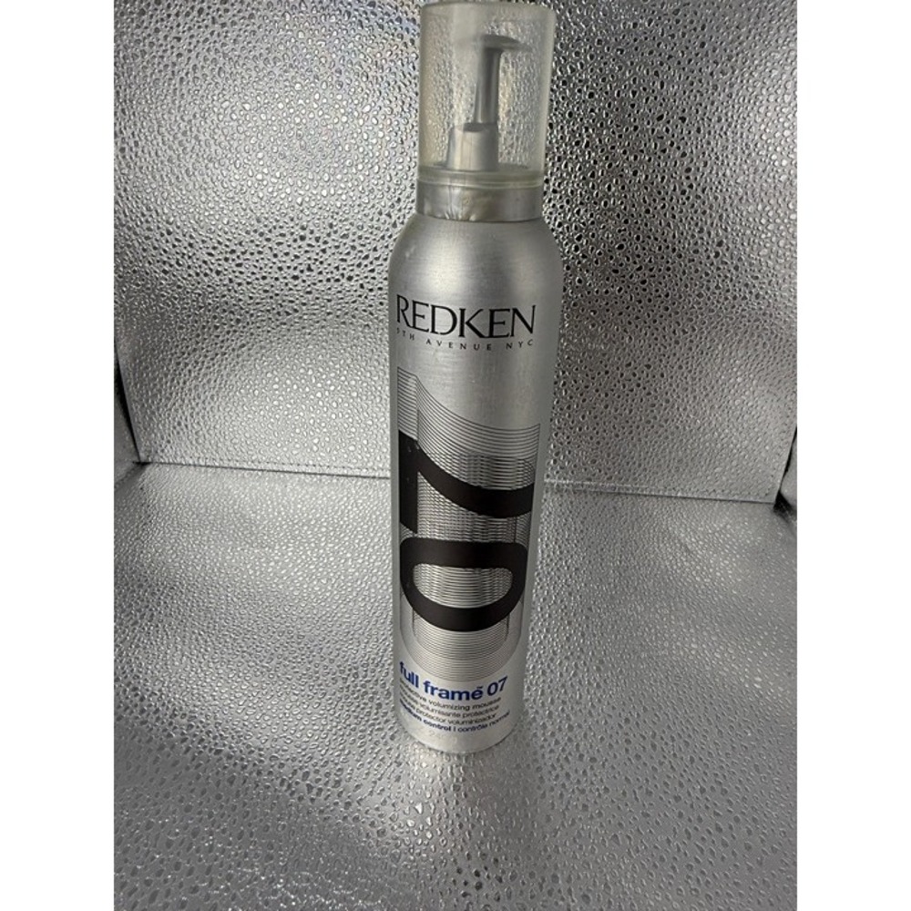 REDKEN 07 FULL FRAME Protective Volumizing Mousse 8.5 oz‎ almost full
